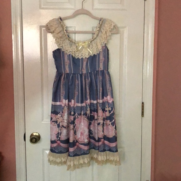 Sa Majeste La Rose Jumper Skirt Dress - Picture 9 of 12